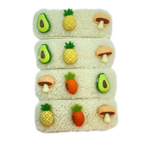 گل سر عروسکی نباتی طرح میوه